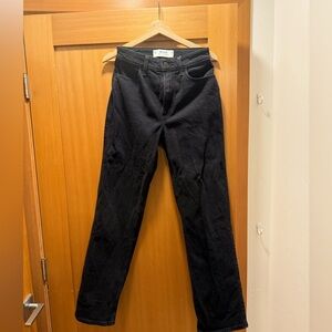 Curvy ultra-high rise dad jeans